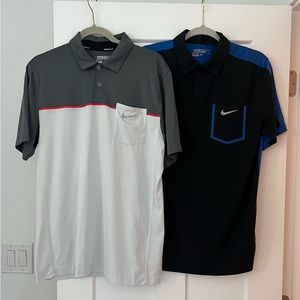 Men’s Nike dry fit polos (2)